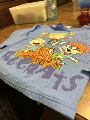 Vintage 1997 Rugrats Movie Crewneck Sweatshirt Blue | Youth Size 7/8 Collectible - Picture 7 of 12