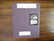 GREASY NEALE(Died-1973)Signed Trimmed  Index Card w/8 x 11 Display w/1992 Conlon