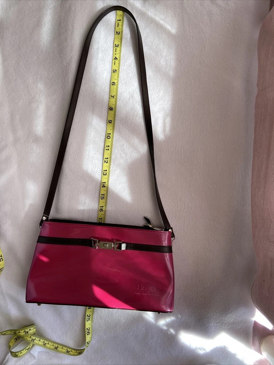Beijo Women s Handbag Purse Pink and Black
