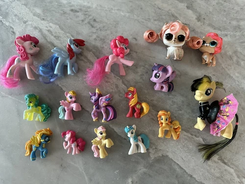 Lot Of 16 My Little Pony Blind Bag & Mini Figures And lol Surprise