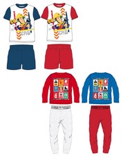 Fireman Sam Long & Short Pyjamas Pjs 