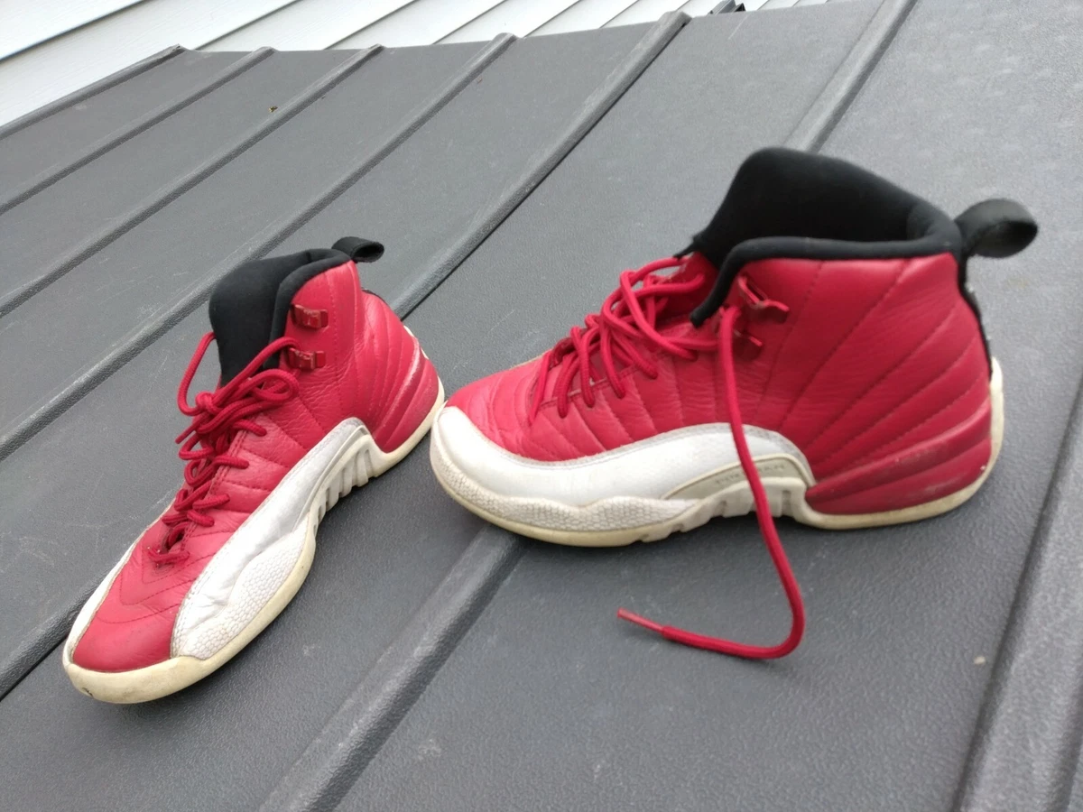 Red jordan sales 12 boys