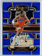 2023-24 Panini Select Jalen Williams #9 Blue Prizm OKC Thunder