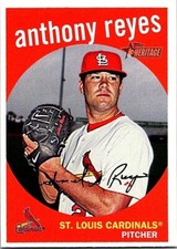 2008 Topps Heritage Anthony Reyes #351 St. Louis Cardinals