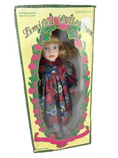 Limited Collection Porcelain Doll - Flower Dress New in Box