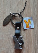 Depesche KEYRING, Metal, Leather Strap, Name Initial Letter "Y", New