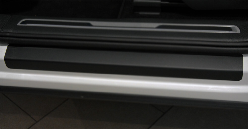 5-tlg. Einstiegsleisten Schutz Für Skoda Fabia IV 2021 - Kohlefaser Folie