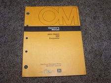 John Deere 990 Excavator Factory Operator Owner User Guide Manual OM T114471 xo