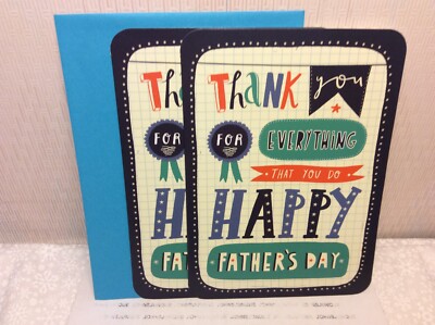 FATHER'S DAY RSVP GREETING CARDS New w/Envelopes LOT 2 ''Have you in my life...''