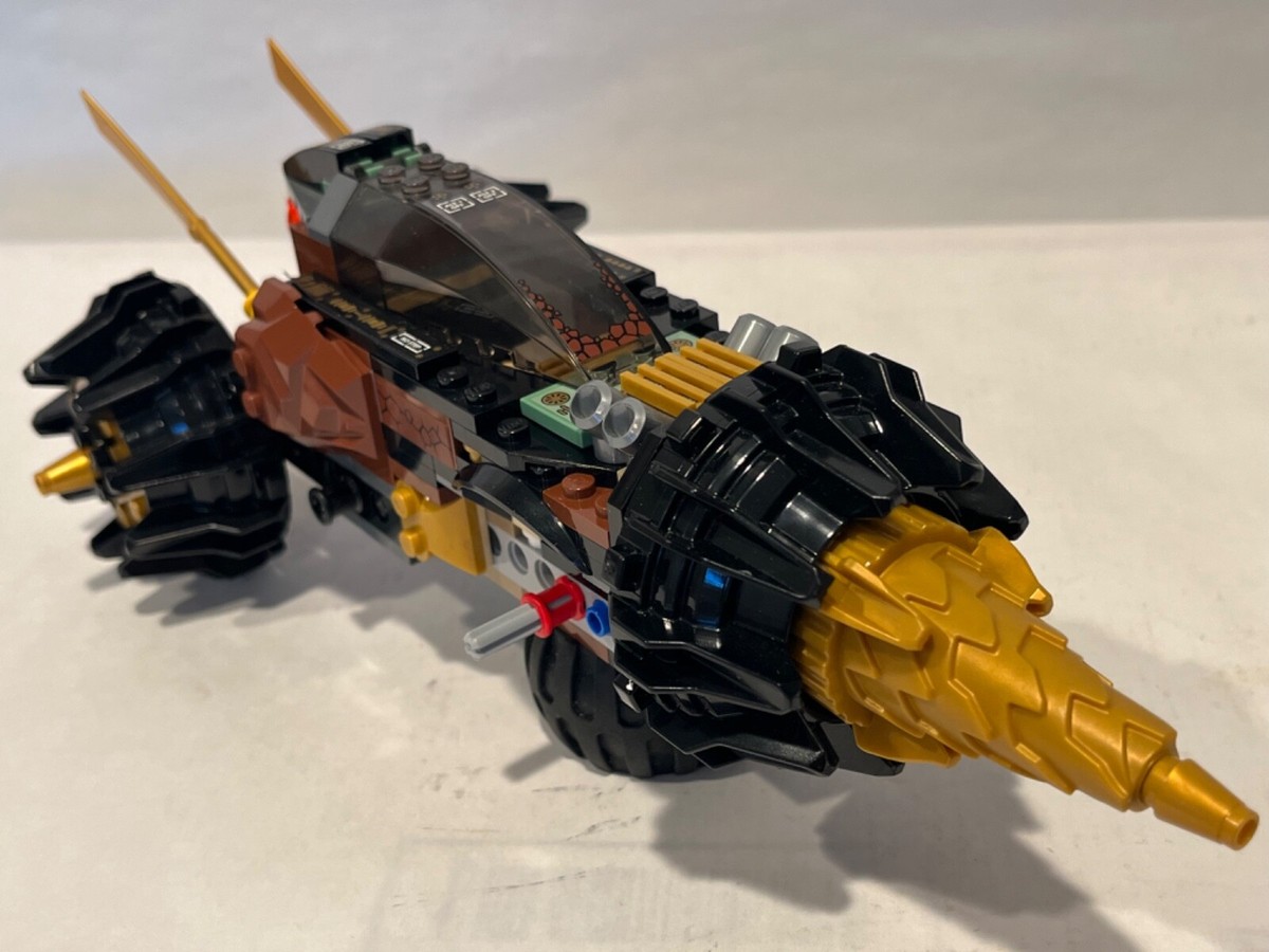 LEGO NINJAGO COLE'S EARTH DRILLER SET 70502 & ROCK ROADER 70589