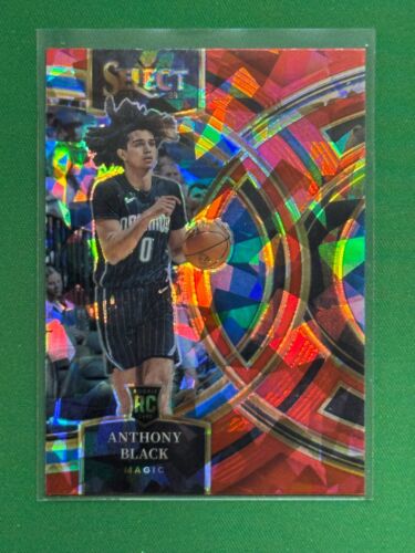 2023-24 Panini Select Premier Red Cracked Ice Prizms #113 Anthony Black RC