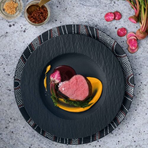 Villeroy & Boch 27cm Manufacture Rock Speiseteller Platzteller Essteller Teller - Bild 2 von 2