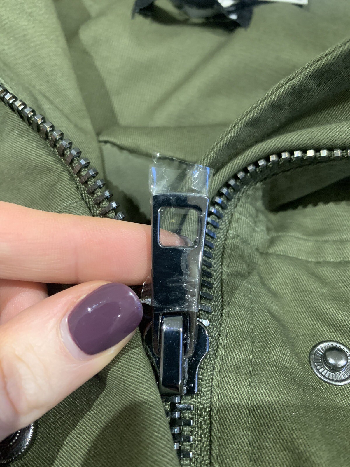 Whistles Sophia padded casual coat Parka khaki Olive size M BNWT eBay