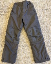 Land  s End Kids The Squall Gray Snow Pants Youth Size 12 S Grow-A-Longs
