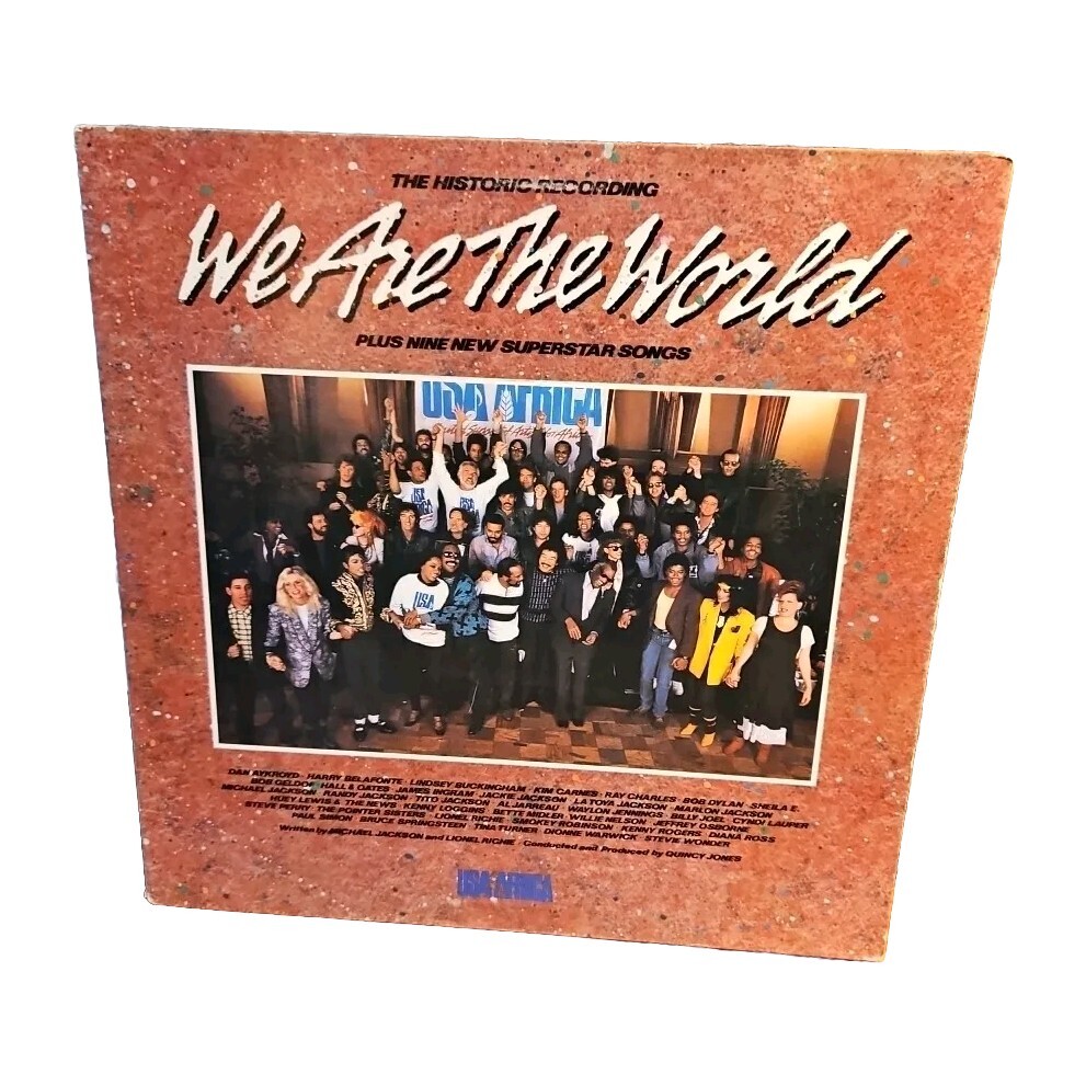 トップス 012 USA for AFRICA we are the world 1985 USA for AFRICA WE ARE THE WORLD / ウイ・アー・ザ・ワールド