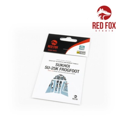 Red Fox 1/48 Sukhoi Su-25K (for Zvezda kit) RFSQS-48079