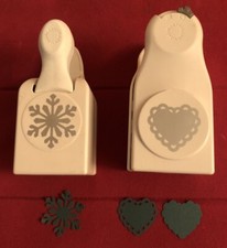 Martha Stewart LARGE Punch LAYERING DECO HEART or HIMALAYAN SNOWFLAKE
