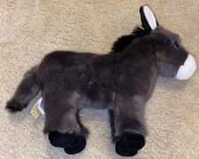 Aurora Miyoni Tots Donkey Foal Aurora 26285 Plush Stuffed Animal Toy New NWT 12"