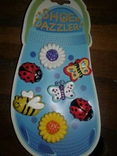Shoe Dazzler Shoe Charms: GARDEN - 7 PIECE SET - NEW