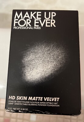 Make Up Forever HD Skin Matte Velvet 24H Blurring Powder Foundation 3N48 NIB