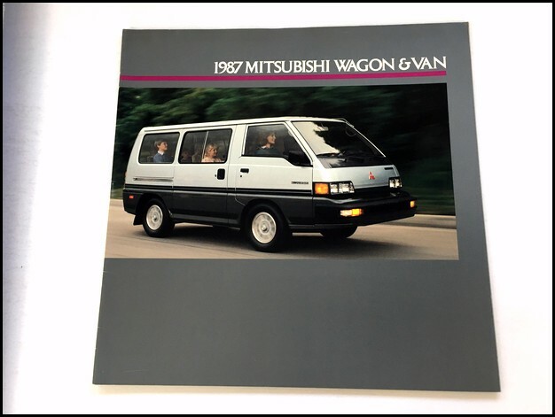 1987 Mitsubishi Wagon Van 22-page Original Car Sales Brochure