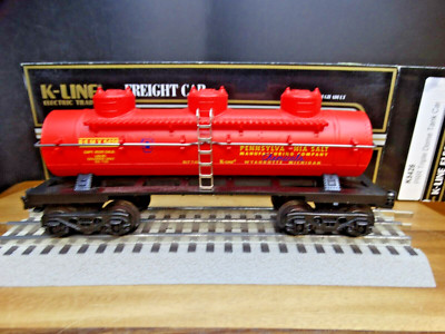 K-Line O/O27 Gauge Pennsylvania PRR P.S.M.X 5426 Triple Dome Penn Salts Tank Car