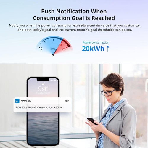SONOFF POW Origin WiFi Smart Switch 16A con Misuratore di Potenza Protezione da Sovraccarico - Foto 7 di 13