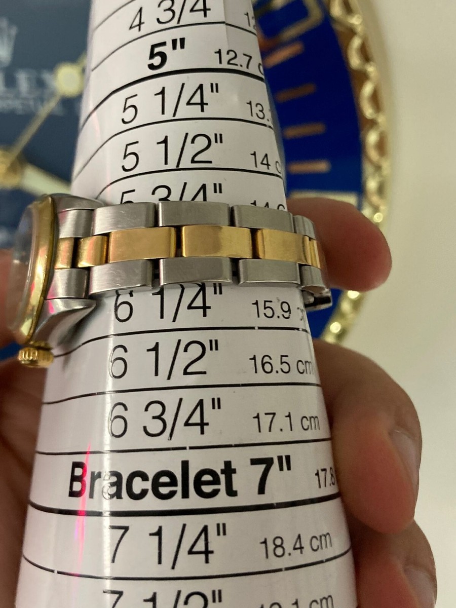 Rolex Ladies 24mm #67183 Oyster Perpetual 18k Yellow Gold
