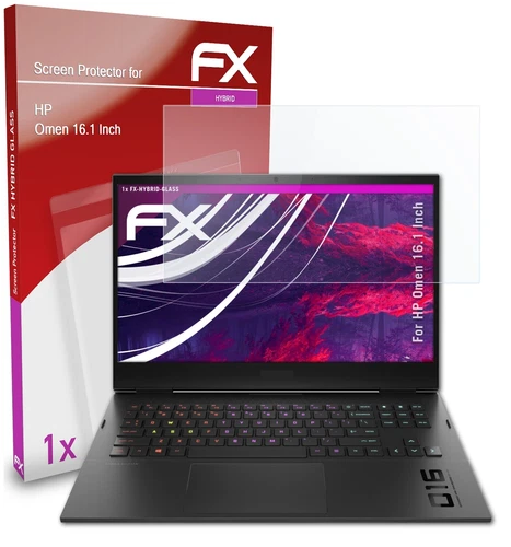 atFoliX Verre film protecteur pour HP Omen 16.1 Inch 9H Hybride-Verre