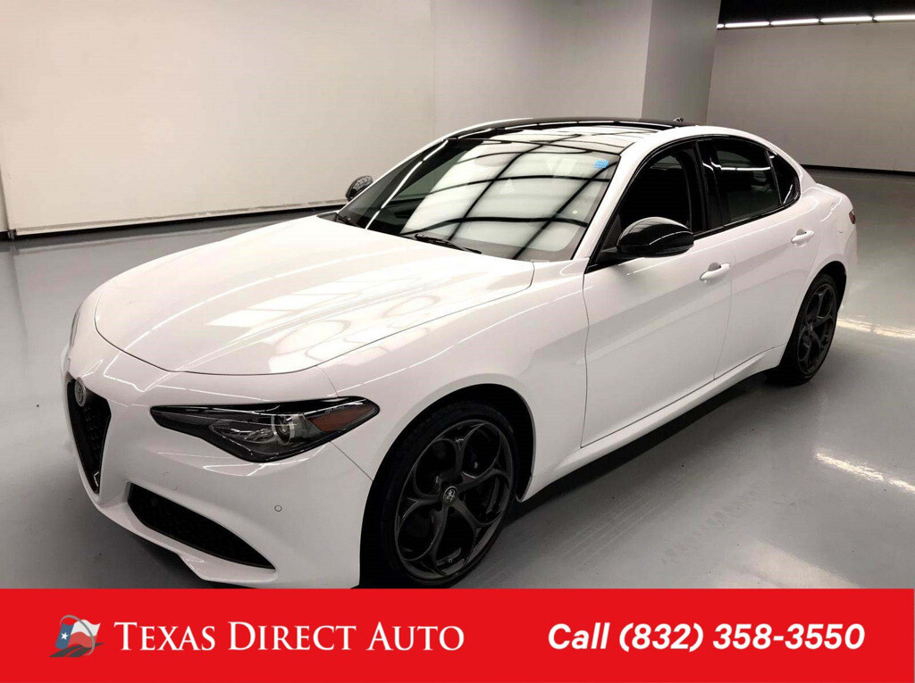 2019 Alfa Romeo Giulia Ti Texas Direct Auto 2019 Ti Used Turbo 2L I4 16V Automatic AWD Sedan Premium