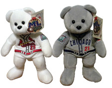 Mark McGwire/Sammy Sosa Team Bear/Beanie/Plush No.21/25 Cardinals/Cubs McGuire
