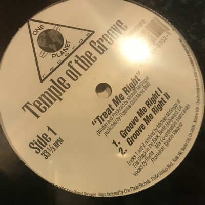 ☆ Temple Of The Groove - Treat Me Right Temple Of The Groove – Treat Me Right – 2 x Vinyl (12