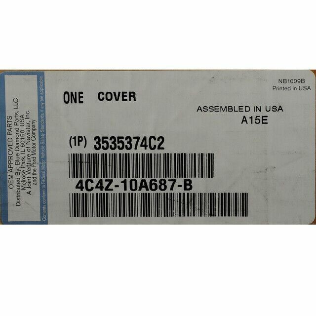 Cubierta del compartimento de batería para Ford F-650/750 2005-2015 (N/P 4C4Z-10A687-B)