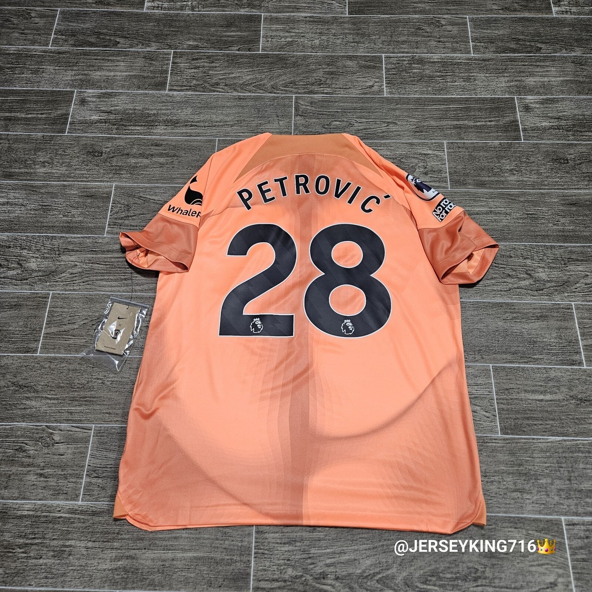Nike Chelse fc Djordje Petrovic #28 22/23 Goalkeeper Jersey