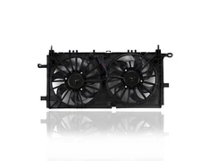 Dual Radiator Condenser Fan Fit 73954 06-09 Chevrolet Uplander Terraz W/Rear A/C