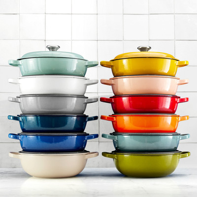 Le Creuset Signature Enameled Cast Iron French Oven, 2.5-Qt, Full Color - NEW