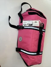 NWT Pink LargeReflective Stripes Vivaglory Ripstop Dog Safety Life Vest Jacket