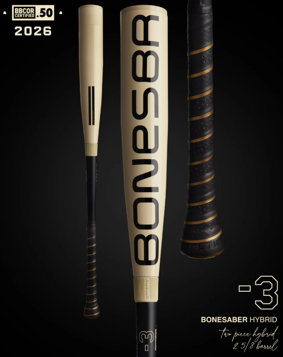 2026 Bonesaber Hybrid Bbcor Metal Baseball Bat