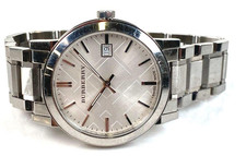 BURBERRY THE CITY Stainless Steel Silver Unisex Watch BU9000