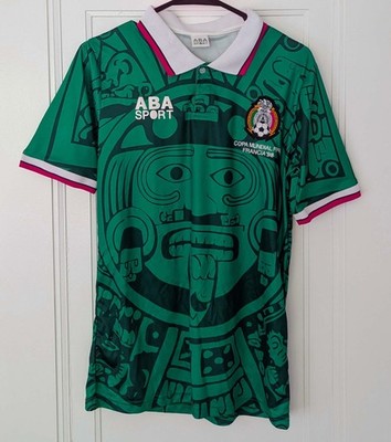 1998 Mexico World Cup Jersey - Copa Mundial Francia '98 - medium - soccer ABA