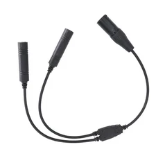 General Aviation Headset GA Dual Plugs to For Airbus 5Pin XLR Connector Headset
