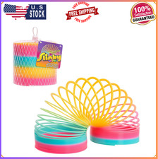 Slinky the Original Walking Spring Toy, 5' Diameter Plastic Rainbow Giant Slinky