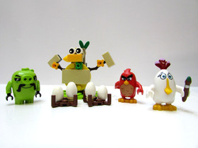 Lego 75823 The Angry Birds Movie Bird Island Egg Heist 100% Com w/Manual Sticker