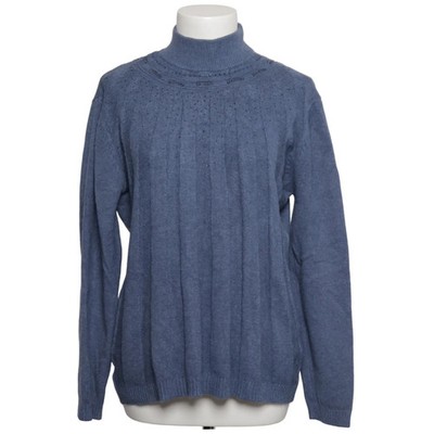 Super HK, Rollkragenpullover, Größe: L/XL, Blau #Zox