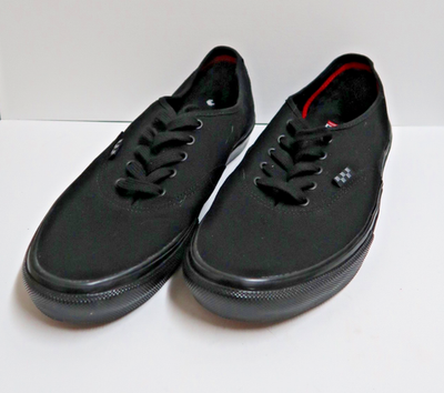 靴 vans skate authentic pop cush Vans Skate Authentic Pro PopCush Skateboarding Shoes Black/Black M