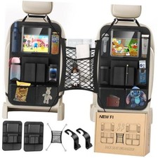 Backseat Car Organizer(20 Storage Pockets),Come with Free 1 Seat Net and black