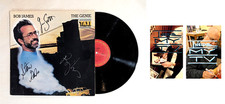 BOB JAMES Steve Gadd TOM SCOTT signed RECORD LP  The Genie TAXI THEME autograph