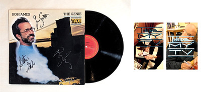 【40CD+20DVD 直筆サイン】THE WHO: 2006 TOUR V.1 BOB JAMES Steve Gadd TOM SCOTT signed RECORD LP The Genie TAXI