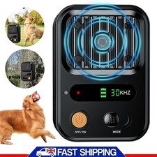 Anti-Barking Device Dog Bark Safety Control Ultrasonic Pet Stop Repeller Tool UK