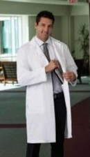 Mens Meta 1963-011-38 White Lab Coat SIZE: 38